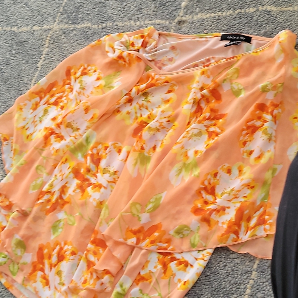 Soft, chiffon. Flattering Adele and May blouse